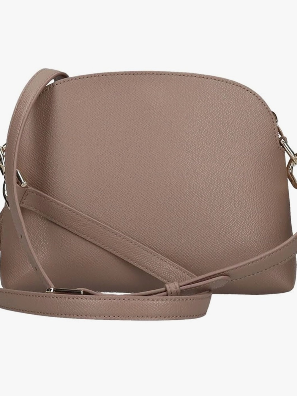 Furla Blush Taupe Pebbled Leather Crossbody - Picture 2 of 2